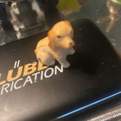 Three Porcelain Cocker Spaniel, Antique Hand Painted