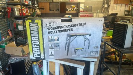 Performax 4-in-1 Workbench Scaffold Dolly Creeper