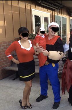 Halloween Popeye’s Sweet Pea Baby Costume 6-12 months