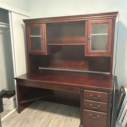 Desk with hutch