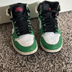 Jordan 1 Lucky Green Size 6W