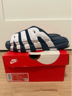 Nike Air More Uptempo Slide “Olympic” Men’s Size 8 FQ8700-400