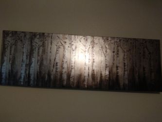Candle holder and big canvas for $ 30