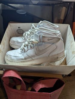 Nike Air Force 1 One White Sz 13