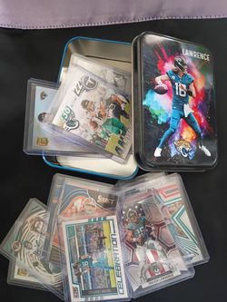 Jacksonville Jaguars Trevor Lawrence Football Cards & Tin 