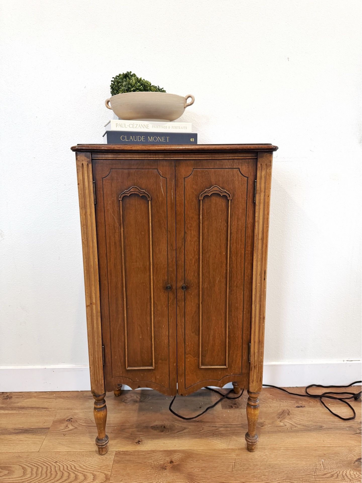 Vintage radio cabinet