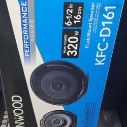 Kenwood 6.5 " Pro SPEAKERS PAIR 