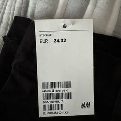 H&M BLK Slim Fit Stretch 34x32