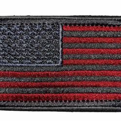  USA American Flag Patch 3''X 2'' Hook & Loop Choice Military Tactical 