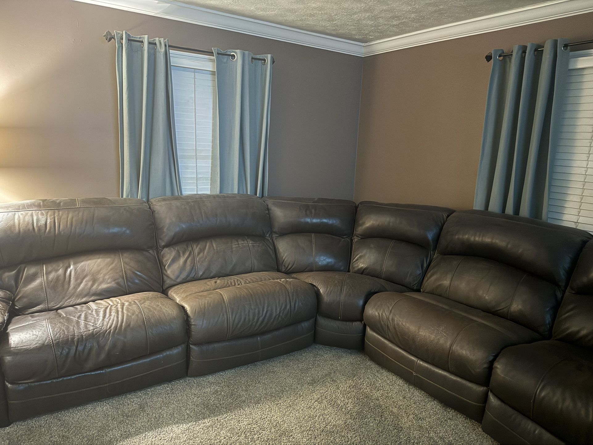 Leather Sectional Couch