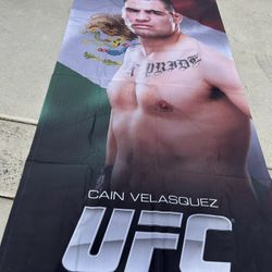 UFC Promotional Banner Man Cave Wall Decor