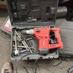 BAUER 10 Amp, 1-1/8 in. SDS-Type Variable-Speed Rotary Hammer