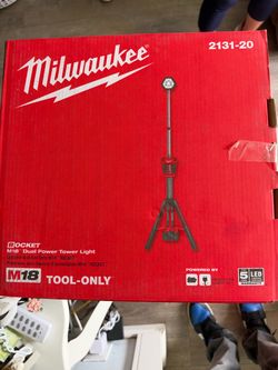 M18 18-Volt Lithium-Ion Cordless Rocket Dual Power Tower Light