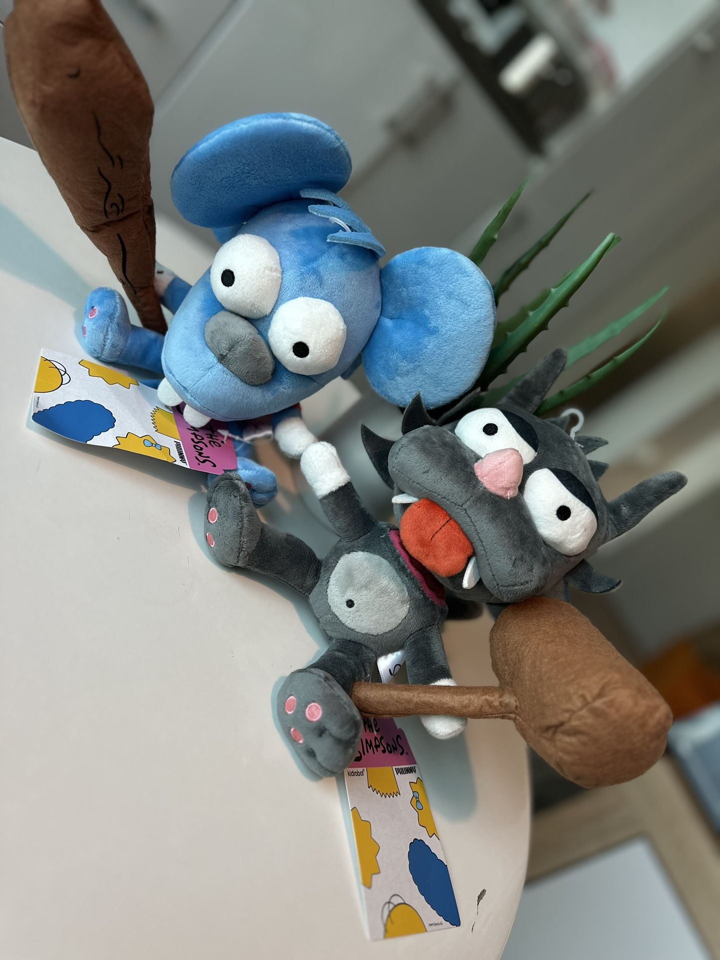 The Simpsons Rare Itchy And Scratchy Official Plushy