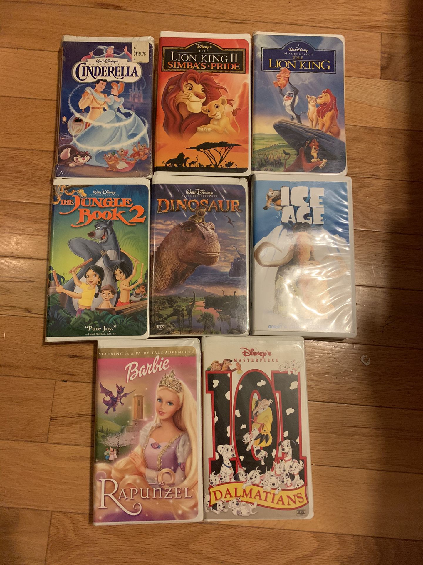 Lot of Disney vhs movies
