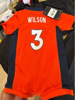 New Broncos Football Baby Jersey Romper 12M