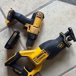 Dewalt Sawzall XR,drill And Battery 