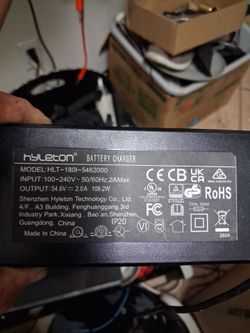 Multiple cargers for ebikes, laptops, almost anything