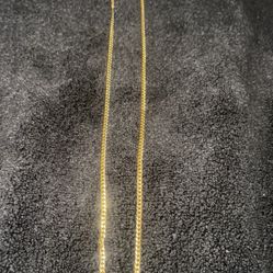 14K Cuban Solid Chain