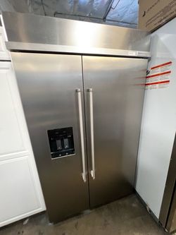48” KitchenAid Stainless Steel Side-by-Side Refrigerator