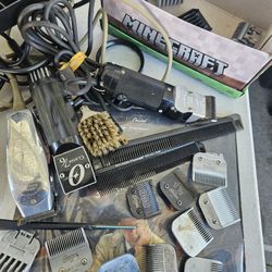 Old Barber Stuff Clippers, Blades 