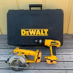 Dewalt Drill & Circular Saw Combo 20 Volts Or 18 Volts 