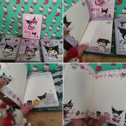 Hello Kitty Kuromi Notebook 4pk.  $10 