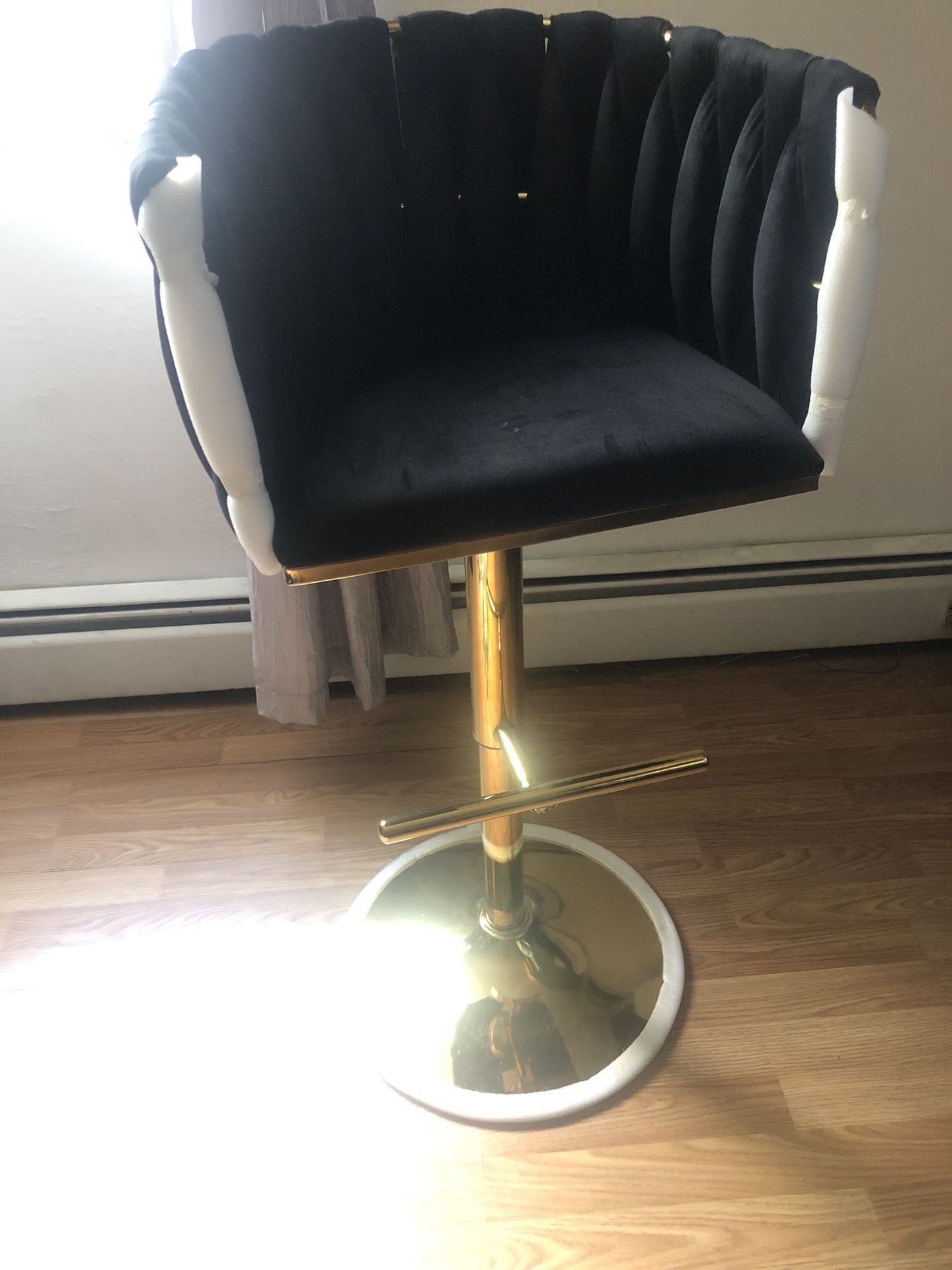 Gold And Black Bar Stools