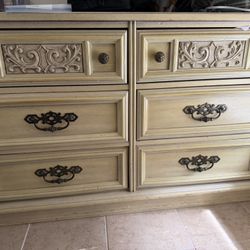 antique white wood full bedroom set