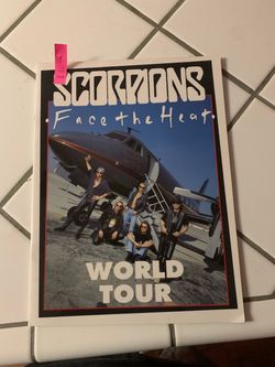 Collectors scorpions memorabilia