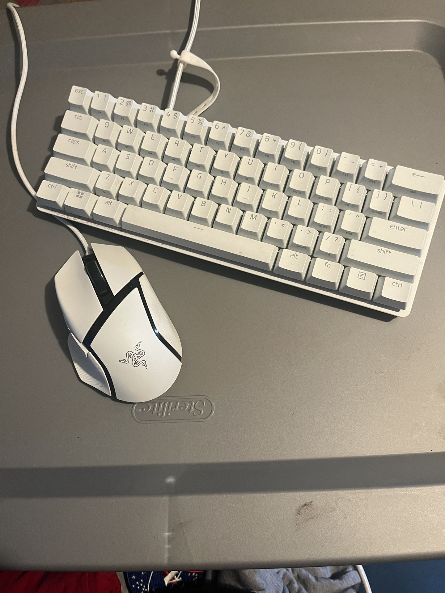 • Razer Huntsman Mini + Basilisk Mouse (White) – $80 Bundle