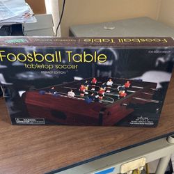 NIB- Mini table top Foosball Table