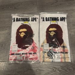 REPLICA Bape tee shirts. Size: Large