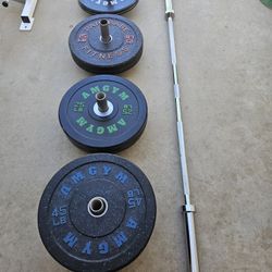 Weights, Bar And Storage Rack 