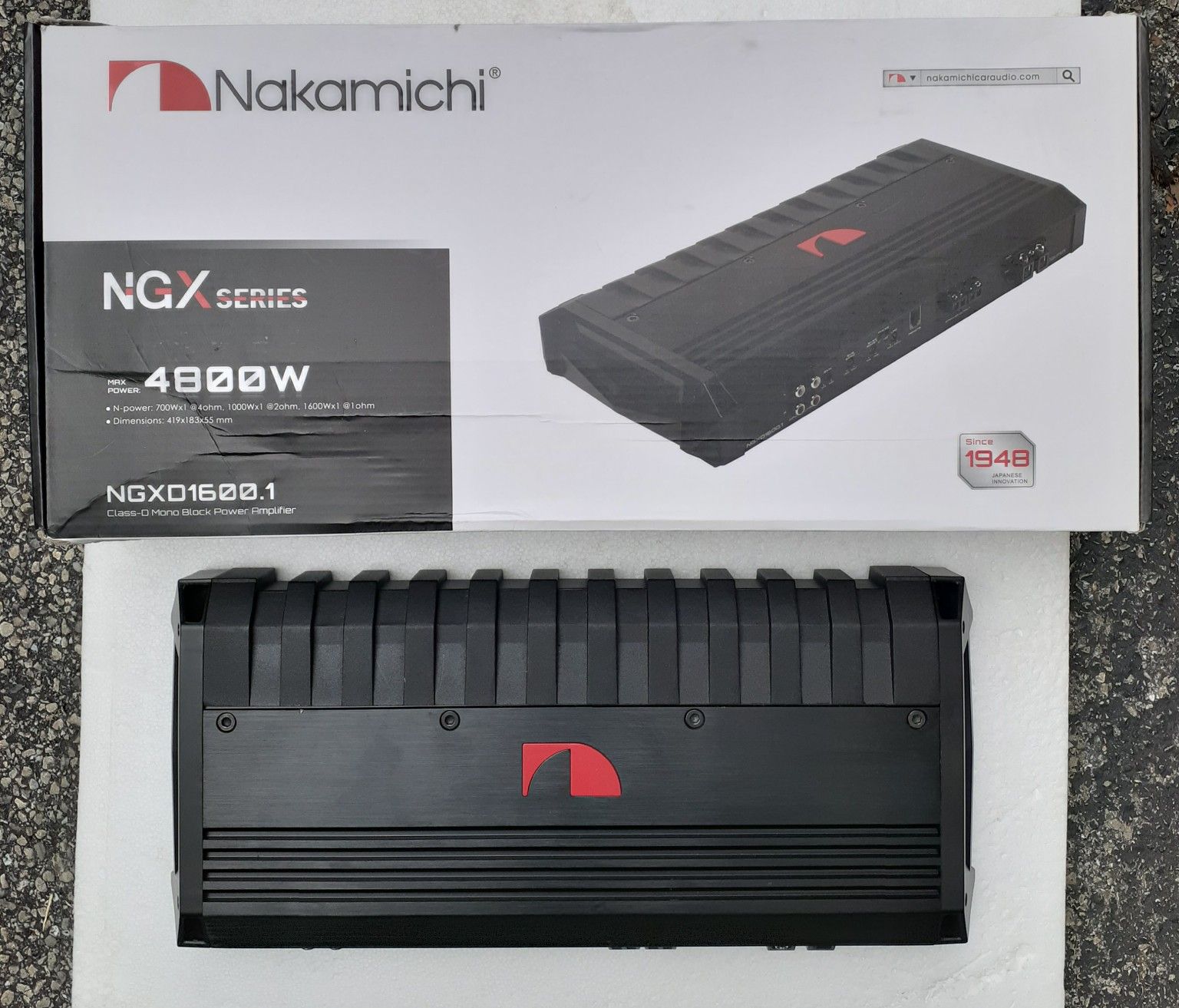 Class D monoblock power amplifier 4800W