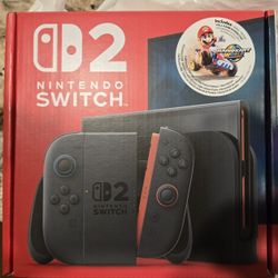 Nintendo Switch 2 Console Mario Kart World Bundle NEW! 