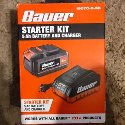 Bauer Starter Kit 5 Ah Battery And Charger