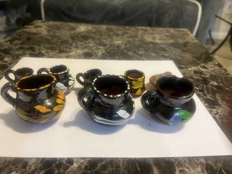 miniature deco ceramic pots