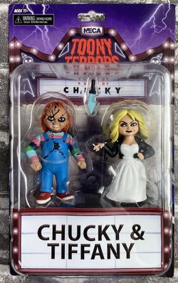 NECA Toony Terrors Bride Of chucky Chucky & Tiffany 2 Pack