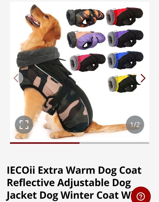 Brand New Dog Jacket - Large