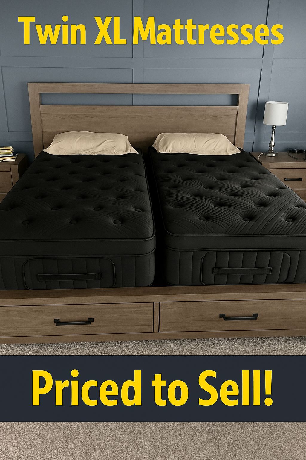 Twin Mattress Set - $130