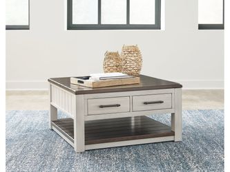 Darborn Gray/Brown Lift-Top Coffee Table