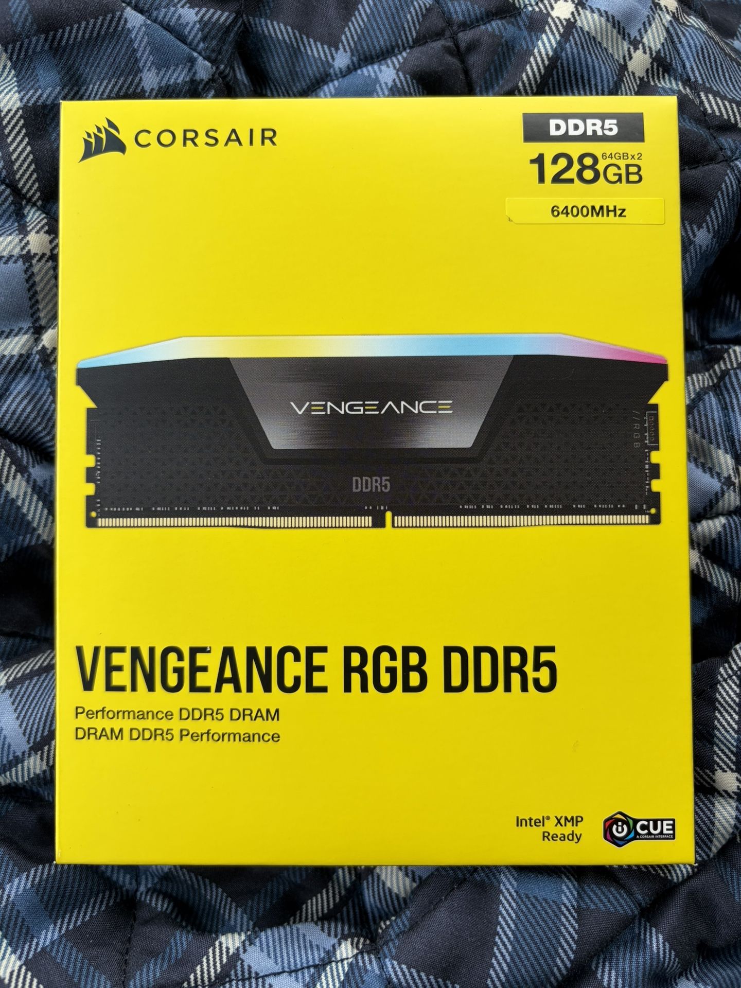Corsair Vengeance RGB DDR5 128 GB 64 Gbx2 6400 MT/s