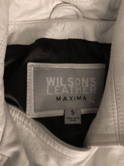 White leather jacket