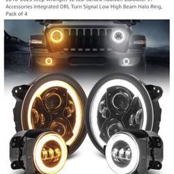 LED Headlights, Fog Lights and taillights 