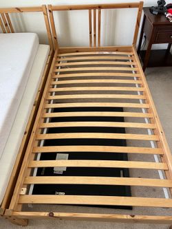 IKEA twin bed frame with slats