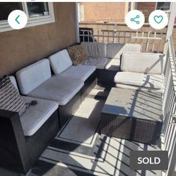 Outdoor Furniture Sectional Set