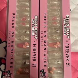 Hello Kitty Press On Manicure Set