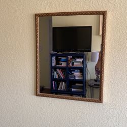 Vintage Gold Mirror 