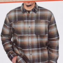 Rugged Elements Men's Fleece Lined Collar Shirt XL, XXL Available 